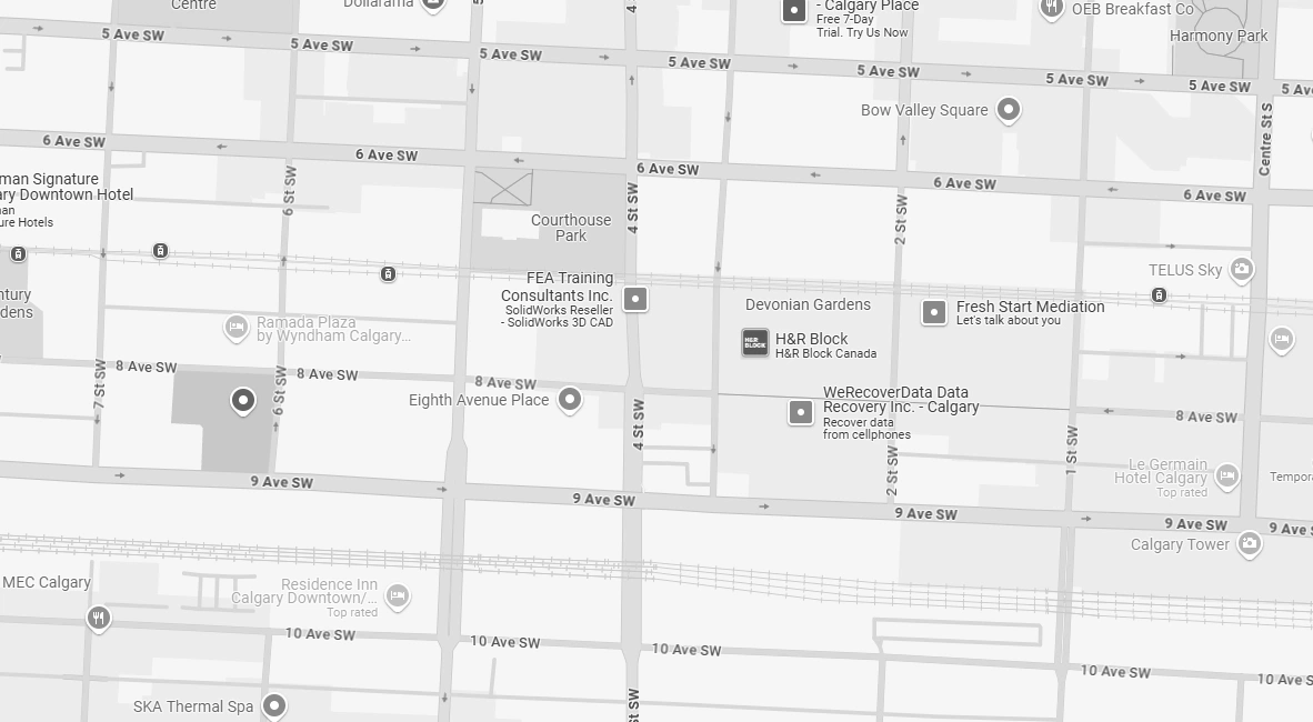 Map to Cars with Chloe office location